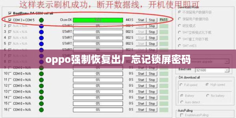 oppo强制恢复出厂忘记锁屏密码