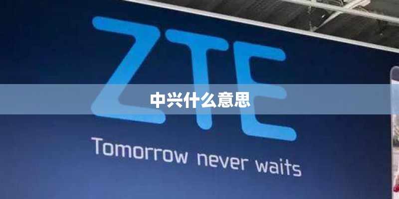 中兴什么意思