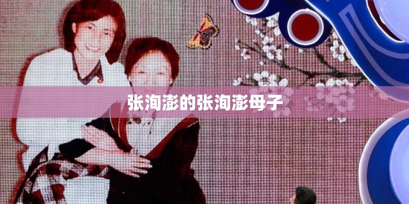 张洵澎的张洵澎母子