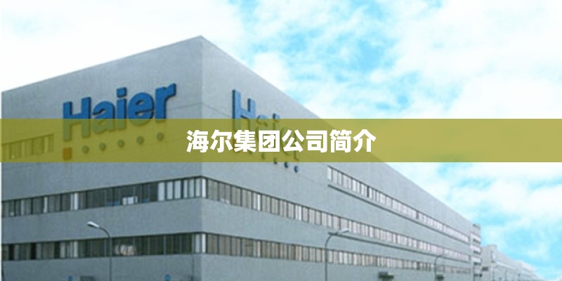 海尔集团公司简介